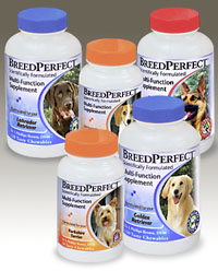 Packaging Design Samples: BreedPerfect Dog Supplements